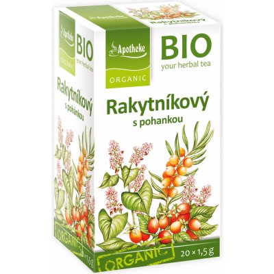 Apotheke Rakytníkový čaj s pohankou BIO 20 x 1,5 g