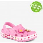 Coqui sandálky LINDO Dk. Pink/White SB Sandy + Amulet – Zboží Mobilmania