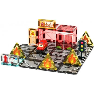 COLORMAG Magnetická stavebnice Fire station – Hledejceny.cz