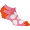 Dámské vzorované ponožky růžová