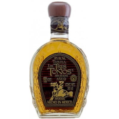 LOS TRES TONOS extra anejo 38% 0,7 l (holá láhev) – Hledejceny.cz