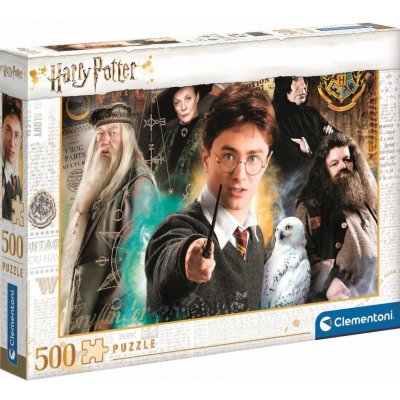 CLEMENTONI Harry Potter 500 dílků – Zboží Mobilmania