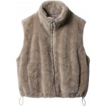 Esmara dámská plyšová vesta šedá – Zboží Mobilmania