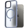 Pouzdro a kryt na mobilní telefon Apple Pouzdro AlzaGuard Matte Case Compatible with MagSafe iPhone 12 / 12 Pro světle modré