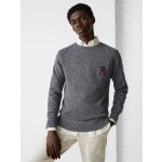 Tommy Hilfiger pánský svetr TH Monogram MW0MW27938 tmavě šedý – Zboží Mobilmania