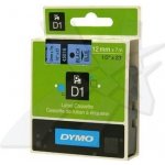 DYMO Originální páska D1 45016 12mm x 7m černý tisk/modrý podklad (S0720560)