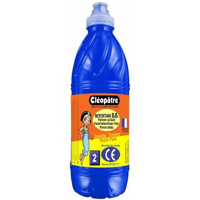 CLEOPATRE Prstová barva tempera NEFERTARI BABY 1 Kg Ultramarínová Modrá – Hledejceny.cz