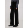 Dámské klasické kalhoty United Colors of Benetton dámské jednoduché high waist 44Q2DF05I.100 černé