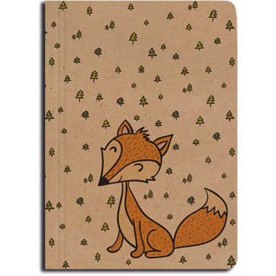 Notes linkovaný A6 kraft Liška – Zbozi.Blesk.cz