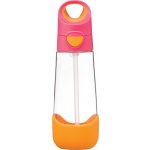 b.box Láhev s brčkem žlutá/šedá 600 ml – Zboží Mobilmania