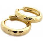 Luxur Kruhové náušnice Harly ze žlutého zlata 1432003-0-0-0 – Zboží Dáma