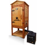 Grillpal dřevěná udírna Profi Smoker XXXL 75x75, 480 l bezbarvá/teak – Zboží Mobilmania