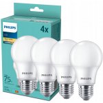 Philips žárovka LED klasik, 10W, E27, teplá bílá, 4ks – Hledejceny.cz