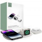Nabíječka pro iPhone, Apple Watch a AirPods - Tech-Protect, A32 MagSafe Wireless Charger White Magnetická bezdrátová nabíječka s MagSafe šedá – Zboží Živě