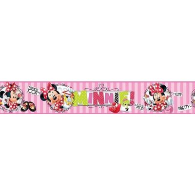 IMPOL TRADE 5508110 Bordura samolepící Minnie BDD-5-081-10, rozměr 5 m x 10,6 cm – Zboží Dáma