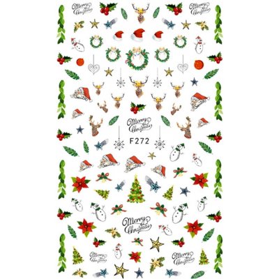 NehtyShop Velké vánoční nálepky F272 – Hledejceny.cz