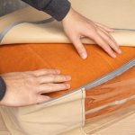 Mybesthome organizér na lůžkoviny a oblečení 60 x 45 x 30 cm tmavě šedá – Sleviste.cz