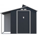 IWHome Hera Z-A s přístřeškem 3,78 m² antracit IWH-10230008 – Zboží Dáma