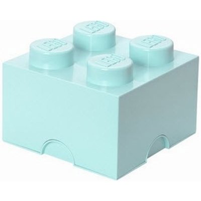 LEGO® Úložný box 250 x 252 x 181 aqua – Zboží Mobilmania