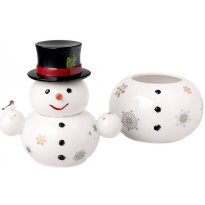 Villeroy & Boch Christmas Toys Memory dekorace Sněhulák dóza 20,5x18x31 cm – Hledejceny.cz