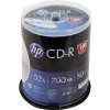 8 cm DVD médium HP CD-R 700MB 52x, cakebox, 100ks (CRE00021-3)