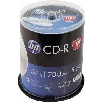 HP CD-R 700MB 52x, cakebox, 100ks (CRE00021-3)