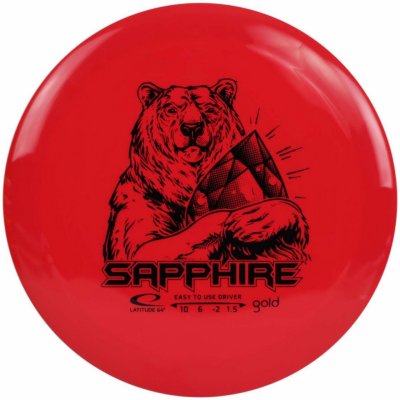 Latitude 64° Gold Sapphire Červená – Zboží Dáma