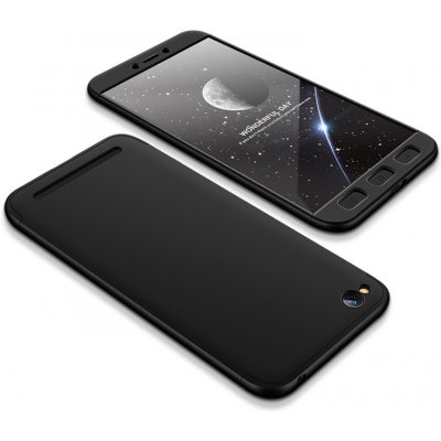 Pouzdro GKK 360 Přední a zadní celého mobilu Xiaomi Redmi Note 5A černé – Zbozi.Blesk.cz
