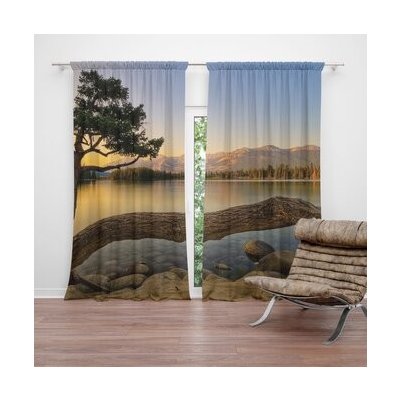 Sablio Závěs Strom u jezera: 2ks 140x250cm – Hledejceny.cz