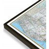 Nástěnné mapy National Geographic USA - nástěnná mapa Classic 178 x 125 cm Varianta: magnetická mapa, Provedení: černý rám