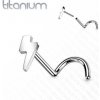 Piercing Šperky4U Push In piercing do nosu titan TIT1181