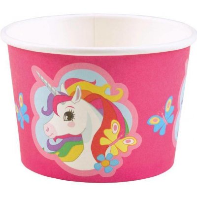 Papírová miska na zmrzlinu 8ks Unicorn Amscan – Sleviste.cz