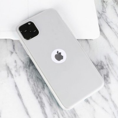 Pouzdro SES Silikonové matné s výřezem Apple iPhone 12 Pro - bílé – Zboží Mobilmania