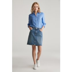 Gant Denim Skirt Mid Blue Broken In