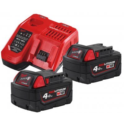 Milwaukee M18 NRG-402, 2 x 4.0Ah 4933459215 – Zboží Mobilmania