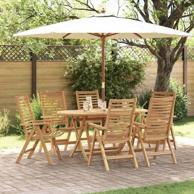 OMAXI 598073 Zahradní křeslo 6 ks Hnědá 52 x 64.5 x 108 cm – Hledejceny.cz