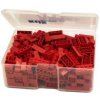 Q-bricks UNICOLOR červené kostky 300 ks