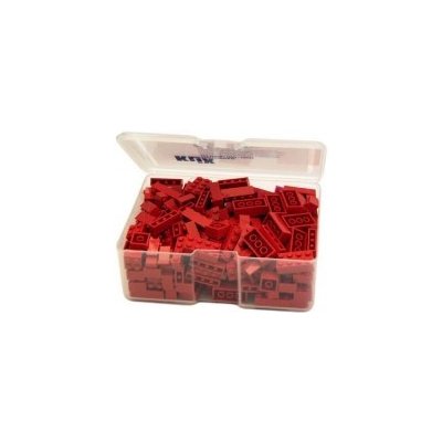Q-bricks UNICOLOR červené kostky 300 ks