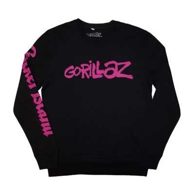 Gorillaz Unisex Sweatshirt: Craker Island Pazuzu Spiral back & Sleeve Print – Zbozi.Blesk.cz