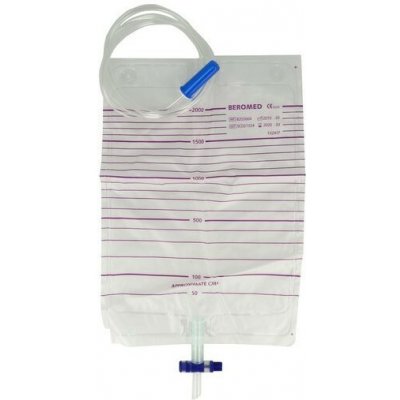Beromed Beromed Sterilní sběrný sáček na moč pro katetrizované pacienty 10 ks 2 l 90 cm – Hledejceny.cz