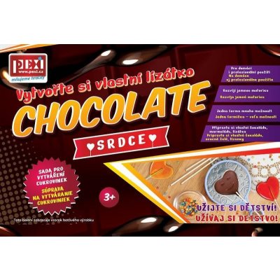 PEXI CHOCOLATE ART / Vytvořte si vlastní lízátko- Srdce – Hledejceny.cz