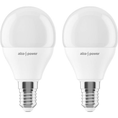 Alzapower LED 8-55W, E14, P45, 2700K, set 2ks 2ks – Zbozi.Blesk.cz