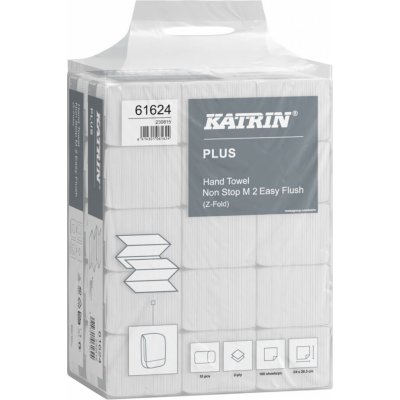 Katrin Plus Non Stop M ZZ, 2 vrstvy, bílé, 15 x 160 ks, 61624 – Zboží Mobilmania