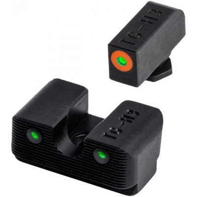 Mířidla TRUGLO TRITIUM PRO LOW SET WHT pro GLOCK 17/19/26 zelená + oranžová – Hledejceny.cz