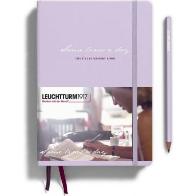 Leuchtturm1917 Zápisník Some Lines A Day A5 Lilac – Zboží Živě