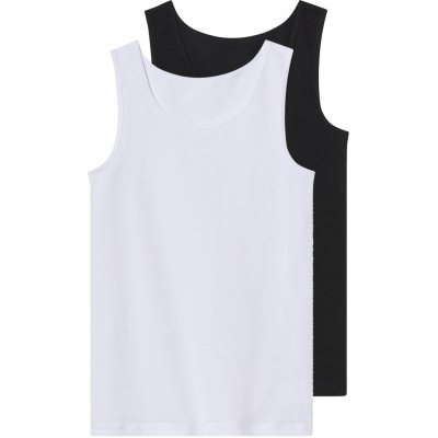 esmara dívčí tílko top s BIO bavlnou 2 kusy černá/bílá – Zboží Dáma esmara dívčí tílko top s BIO bavlnou 2 kusy černá/bílá – Zboží Dáma
