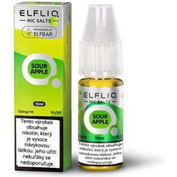 Elf Bar Elfliq Salt Sour Apple 10 ml 10 mg