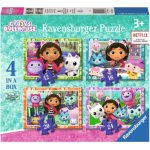 RAVENSBURGER Gábinin kouzelný domek 4v1 12 16 20 24 dílků – Zboží Mobilmania