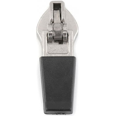 Jezdec ke spirálovým reflexním zipům No 5 semi-autolock, střední, barva nikl – Hledejceny.cz