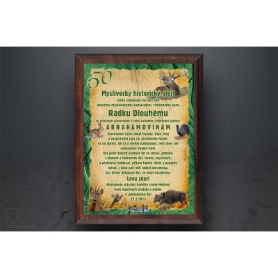 Dárek 50 muži myslivec/D50MZ myslivec A – Zboží Dáma